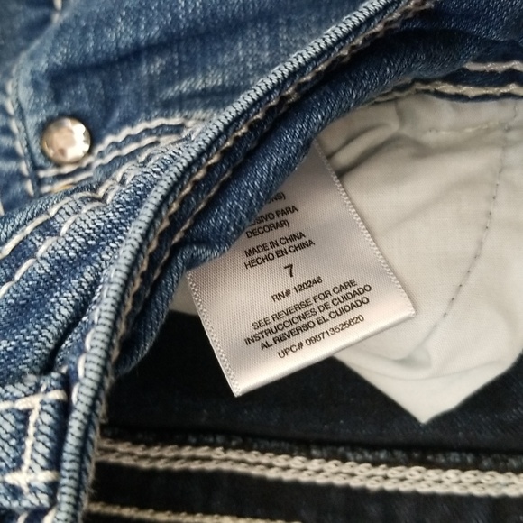 #V - Wallflower Authentic Denim Sz 7 Bootcut Mid Washed Jeans - Picture 7 of 13